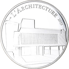 Francia, Monnaie de Paris, 10 Euro, Le Corbusier, 2015, Paris, FDC, Argento