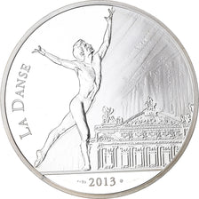 France, Monnaie de Paris, 10 Euro, Rudolf Noureev, La Danse, 2013, Paris, Proof