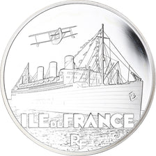 França, Monnaie de Paris, 10 Euro, Navire, Ile de France, 2016, Proof
