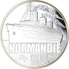 Frankrijk, Parijse munten, 10 Euro, Le Normandie, 2014, Paris, Proof, FDC
