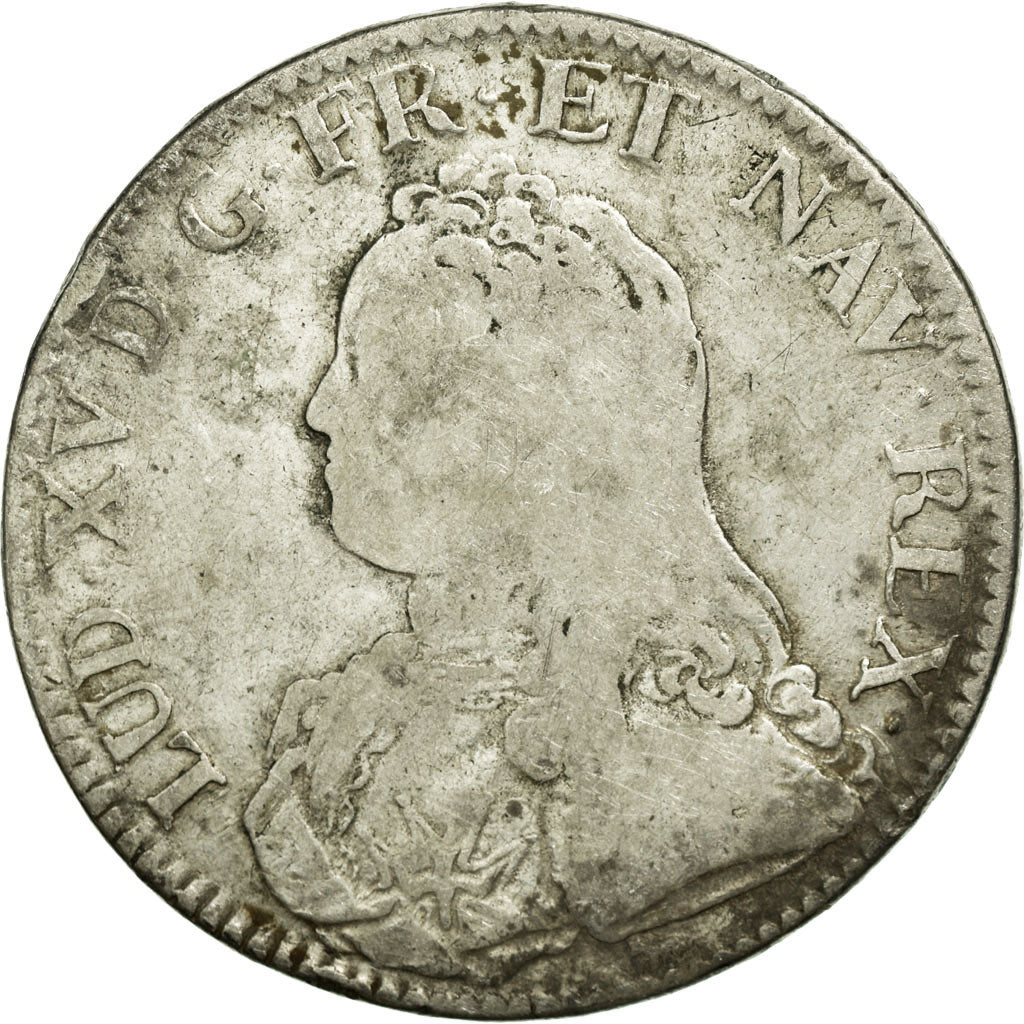 Coin, France, Louis XV, Écu aux branches d'olivier, Ecu, 1726, Paris