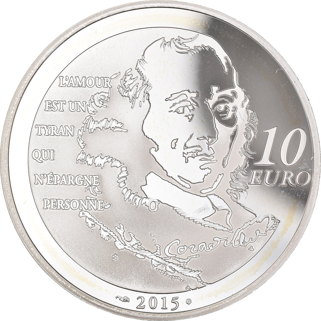 Frankreich, Monnaie de Paris, 10 Euro, Chimène, 2015, Paris, BE, STGL, Silber