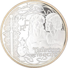 Frankrijk, Parijse munten, 10 Euro, Tristan et Yseult, 2015, Paris, Proof, FDC