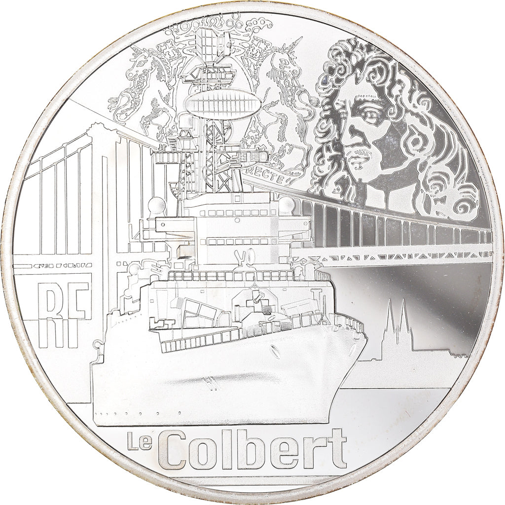 Francia, Monnaie de Paris, 10 Euro, Colbert, 2015, Paris, Proof, FDC, Argento