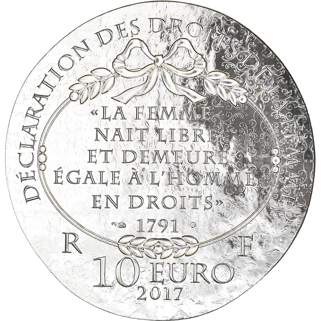 Frankreich, Monnaie de Paris, 10 Euro, Olympe de Gouges, 2017, Paris, Proof
