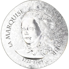 France, Monnaie de Paris, 10 Euro, Marquise de Pompadour, 2017, Paris, BE, FDC