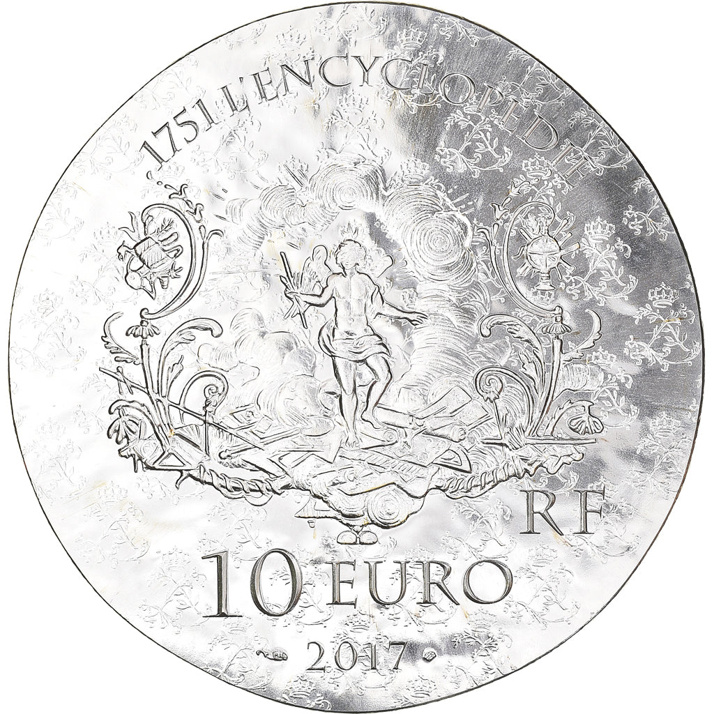 France, Monnaie de Paris, 10 Euro, Marquise de Pompadour, 2017, Paris, BE, FDC