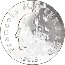 France, Monnaie de Paris, 10 Euro, François Mitterrand, 2015, Paris, Proof