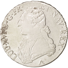 France, Louis XVI, Écu aux branches d'olivier, 1776, Lille, VF(30-35), KM 564.16