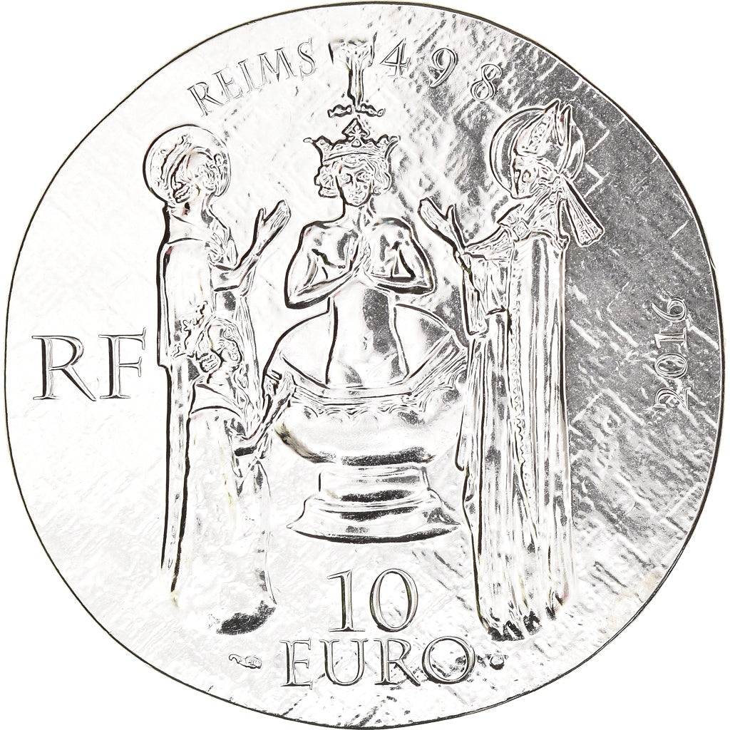 France, Monnaie de Paris, 10 Euro, Reine Clotilde, 2016, BE, FDC, Argent