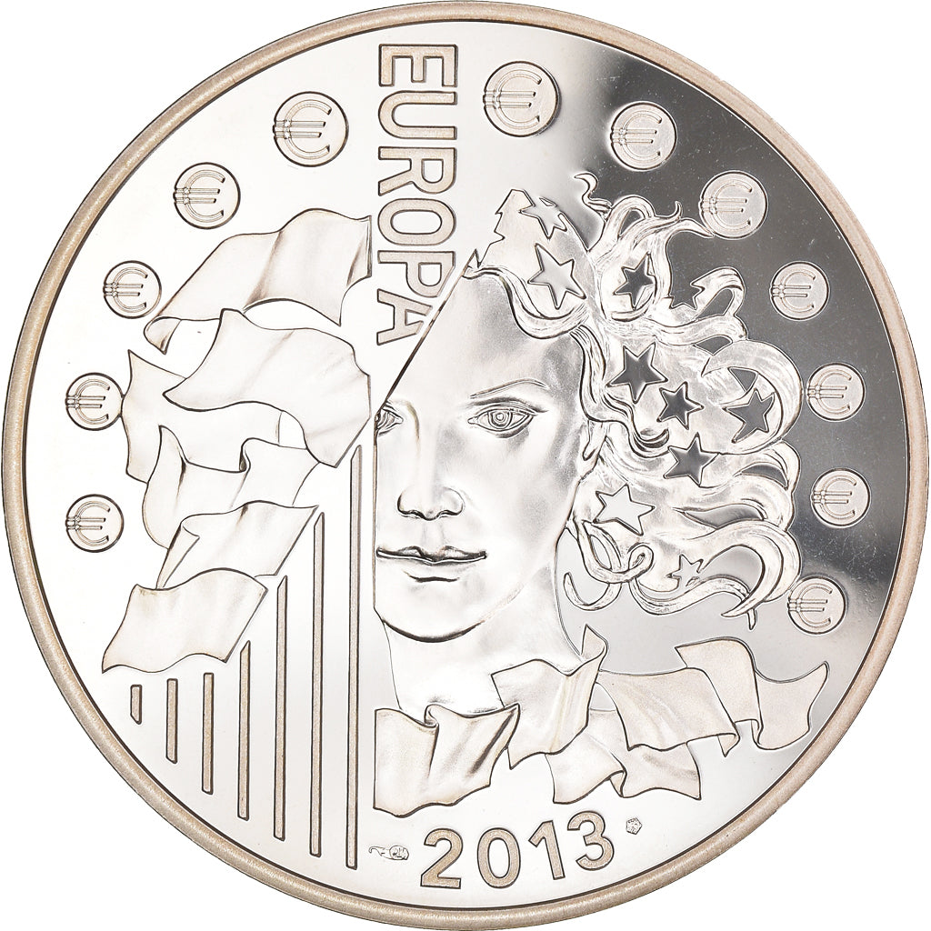 France, Monnaie de Paris, 10 Euro, Traité de l'Elysée, 2013, Paris, FDC
