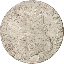 France, Louis XVI, Écu aux branches d'olivier, 1775, Lille, VF(20-25), KM564.16