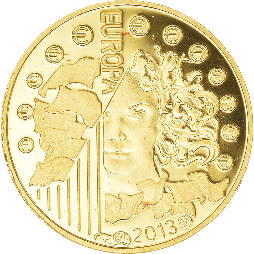 Francja, 5 Euro, Europa, Traité de l'Elysée, 2013, Paris, BE, MS(65-70)
