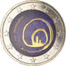 Slovenia, 2 Euro, Postojinska Jama, 2013, Colourized, MS(64), Bi-Metallic