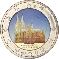 Bundesrepublik Deutschland, 2 Euro, 2011, Berlin, Colourized, UNZ+, Bi-Metallic