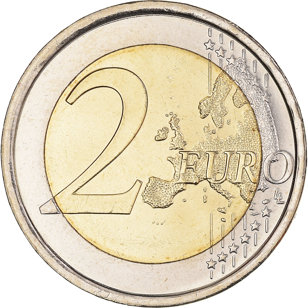 Spagna, 2 Euro, Alhambra, 2011, Madrid, Colourized, SPL+, Bi-metallico, KM:1184