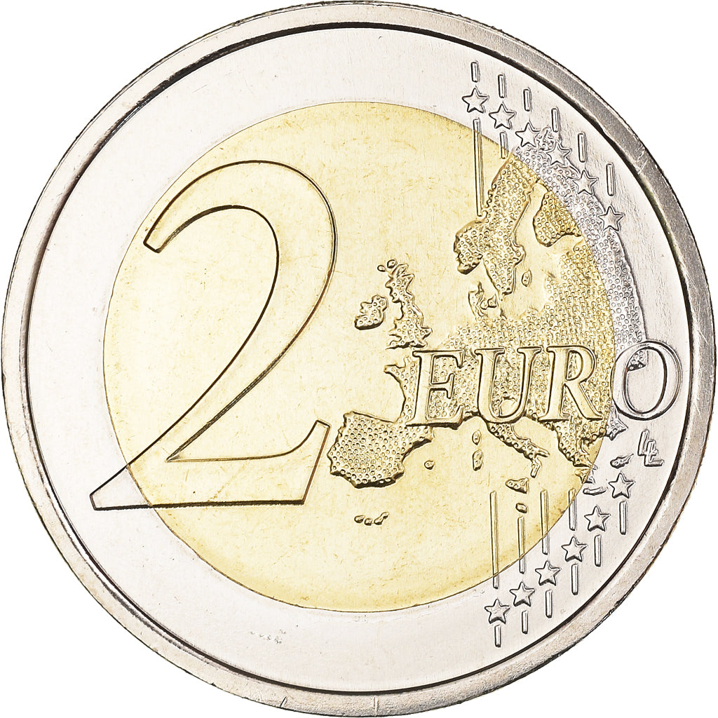Portugal, 2 Euro, 250 anos, 2013, Porto, Colourized, MS(64), Bi-Metallic, KM:New