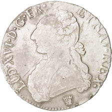 France, Louis XVI, Écu aux branches d'olivier, 1784, Limoges,VF(20-25),KM 564.7