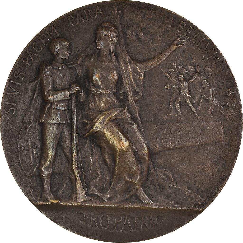 Francja, Medal, Prix du ministre de la Guerre, Military, Grandhomme, AU(50-53)