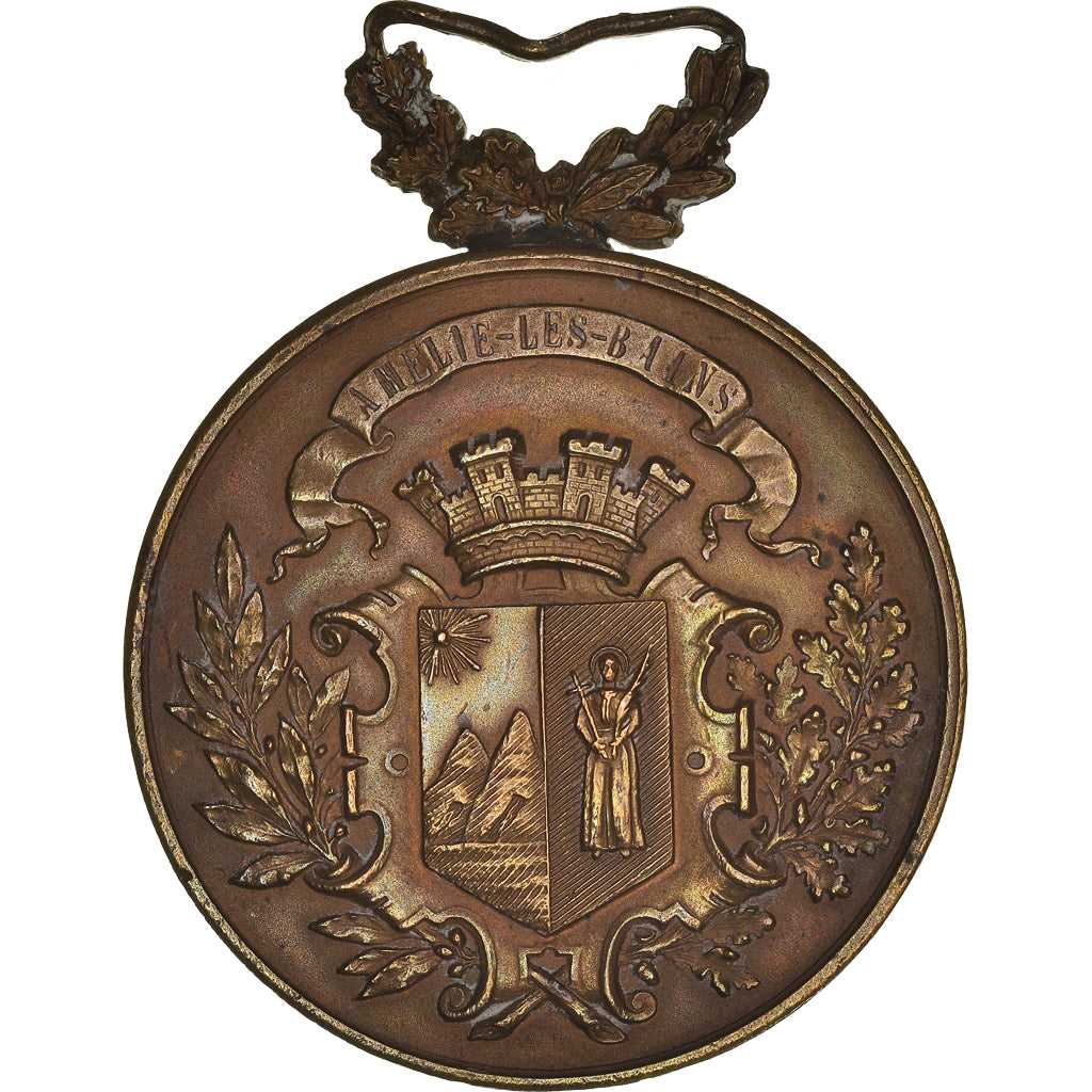 Francia, medalla, Concours de Musique, Amélie-les-Bains, 1903, Desaide, MBC+