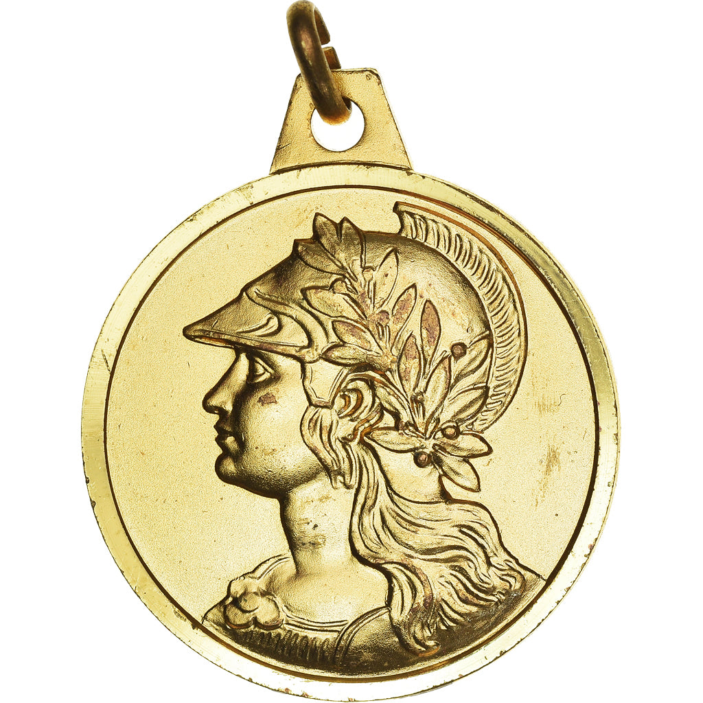 Francja, Medal, Marianne Casquée, France, 1981, AU(50-53), Brązowy