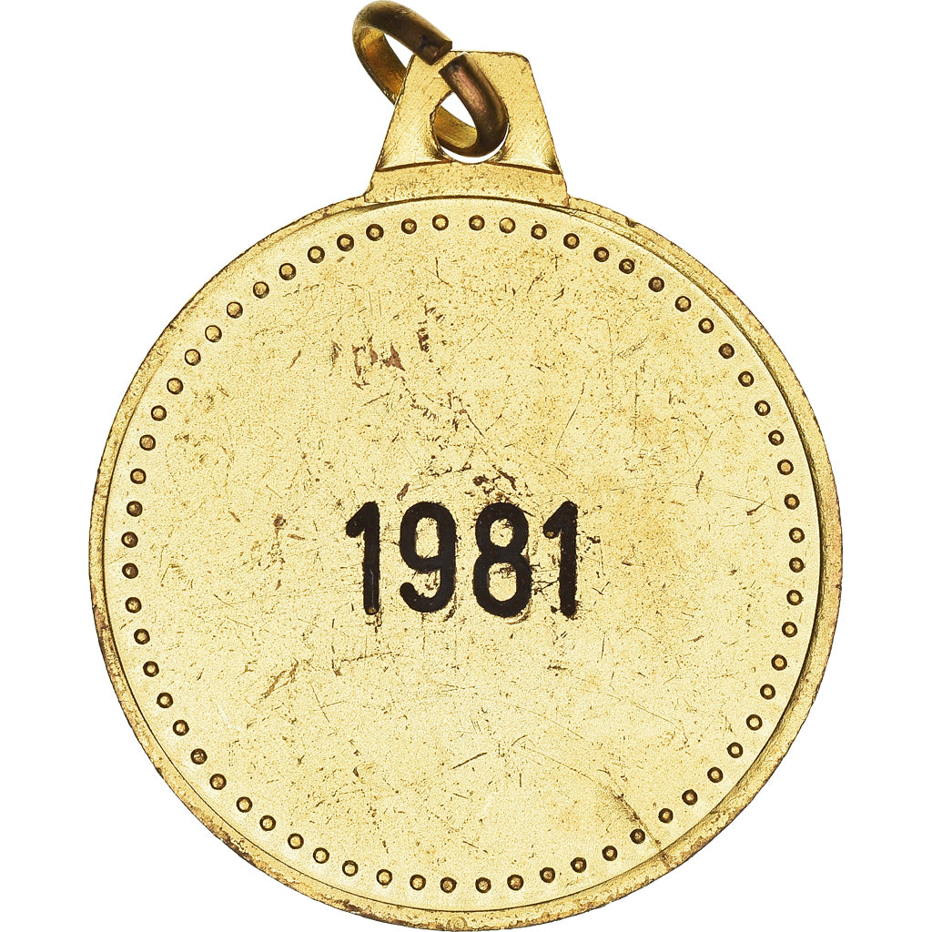 Francja, Medal, Marianne Casquée, France, 1981, AU(50-53), Brązowy