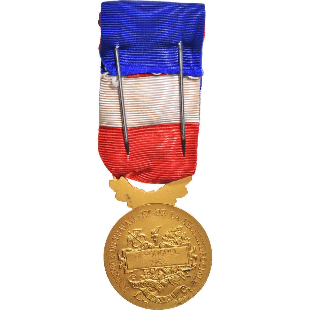 Francja, Ministère du Travail et de la Sécurité Sociale, Medal, 1963