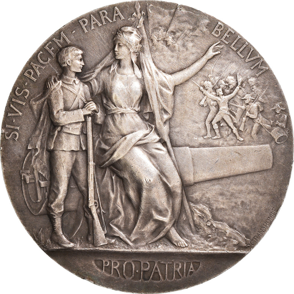 França, Medal, Prix du ministre de la Guerre, WAR, Grandhomme, AU(55-58), Prata