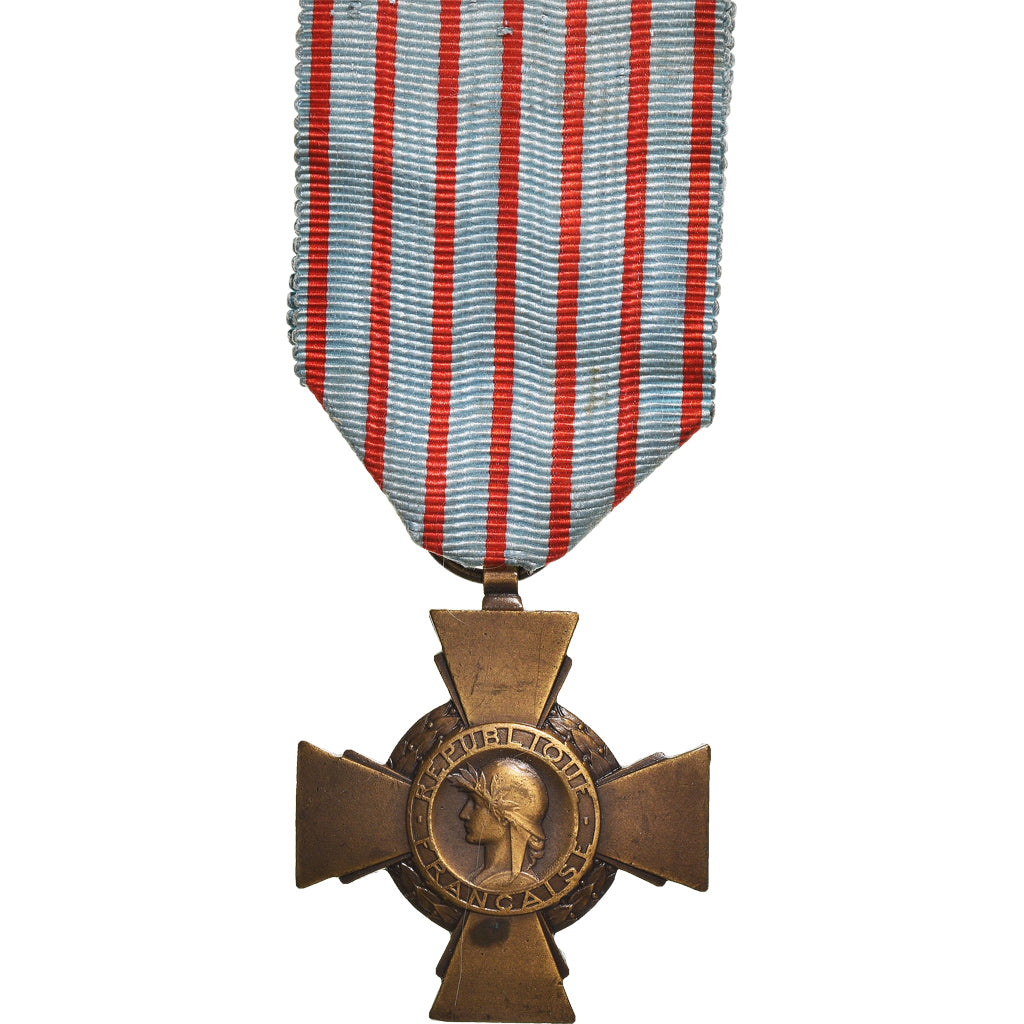 France, Croix du Combattant de 1914-1918, WAR, Medal, Excellent Quality, Bronze