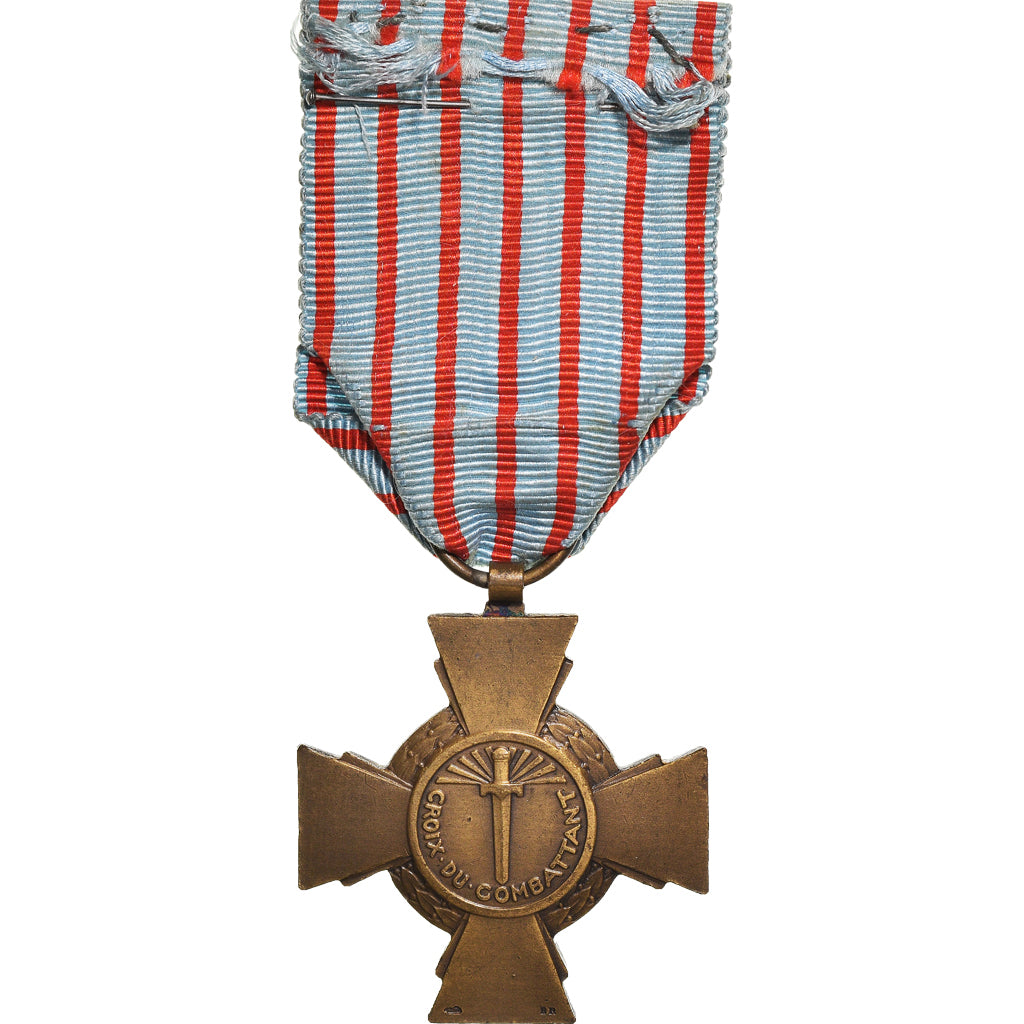 France, Croix du Combattant de 1914-1918, WAR, Medal, Excellent Quality, Bronze