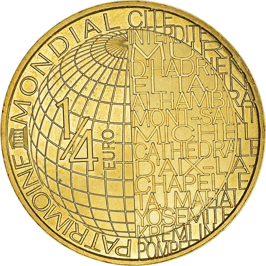 Frankreich, 1/4 Euro, 600 Ans de la Cité Interdite, 2020, Paris, Patrimoine