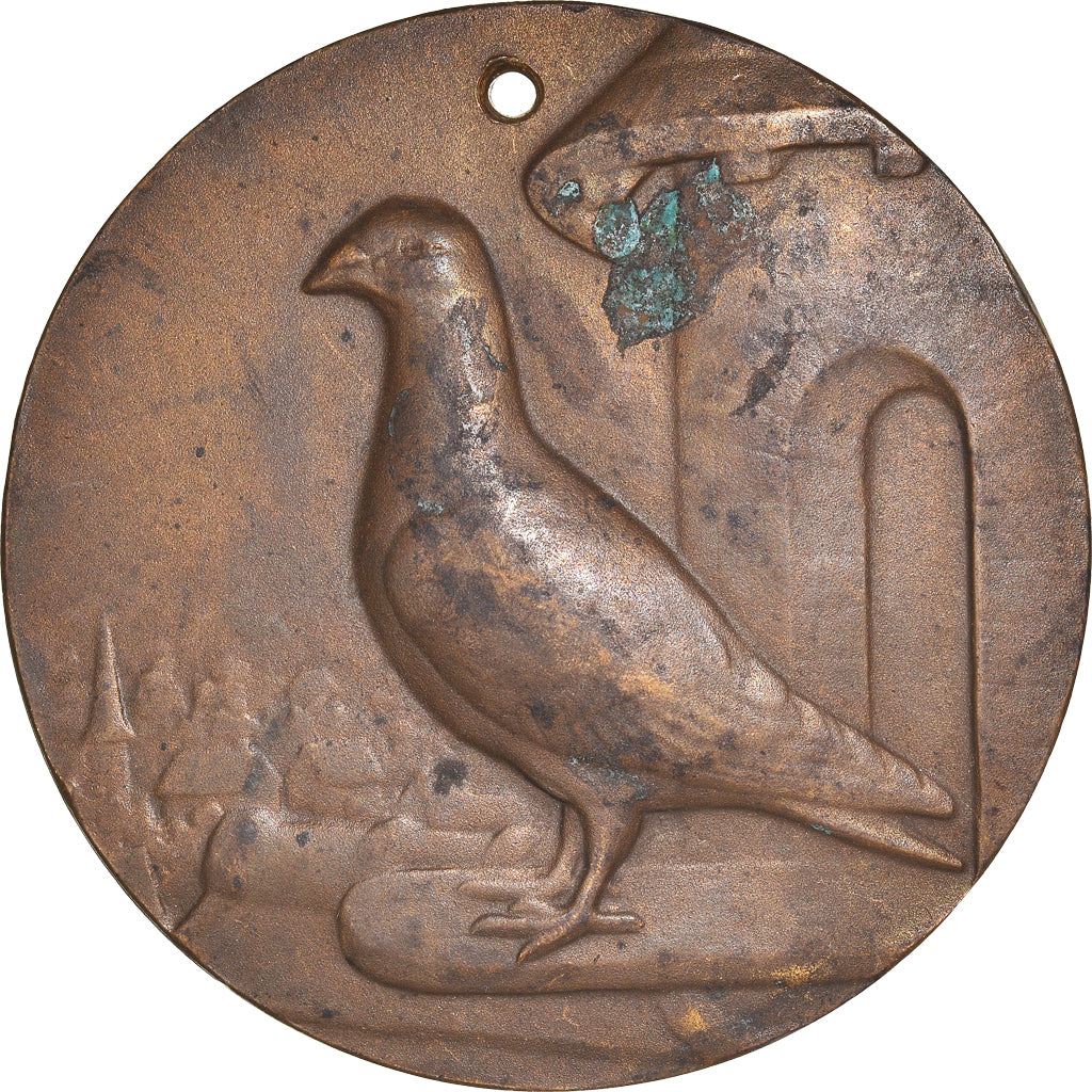 França, Medal, Ville d'Auby, 1er Prix Colombophile, Desportos e Lazer, 1956