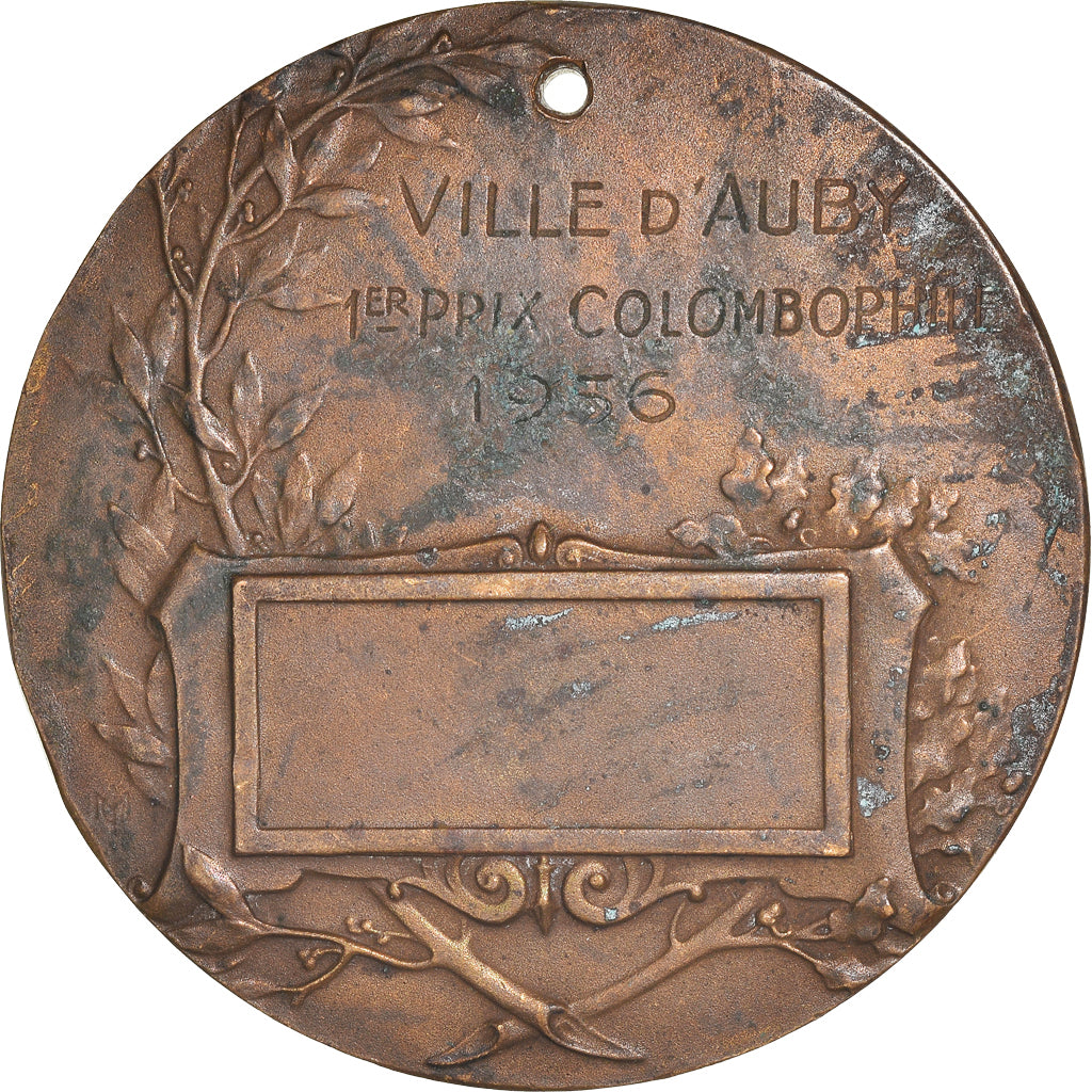França, Medal, Ville d'Auby, 1er Prix Colombophile, Desportos e Lazer, 1956