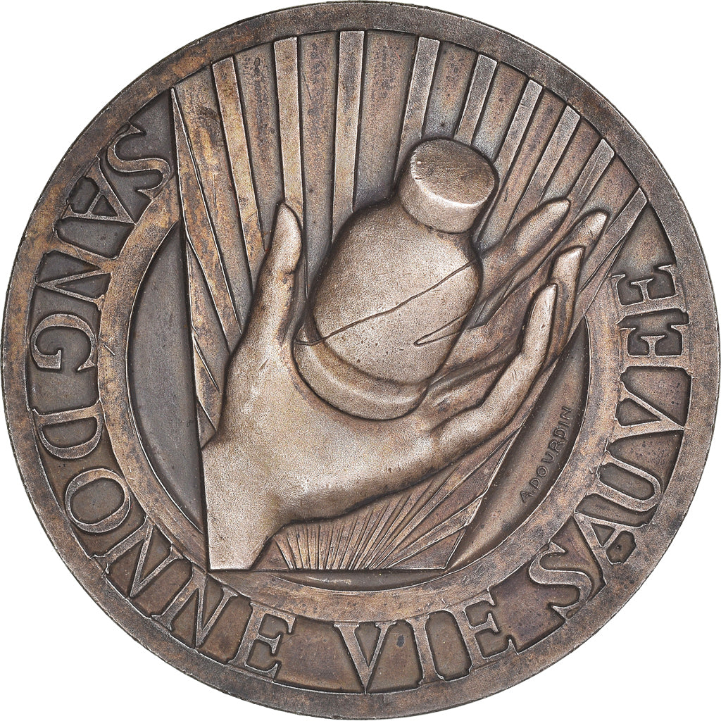 Francia, medaglia, Transfusion Sanguine, Institut Pasteur de Lille, Medicine