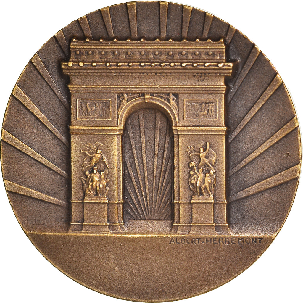 France, Medal, Napoléon Ier, Arc de Triomphe, History, Andrieu, Restrike