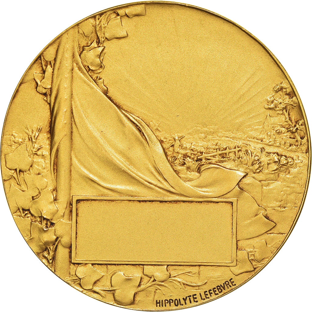 Francia, medaglia, Patria, Marianne, Politics, Society, War, Hippolyte