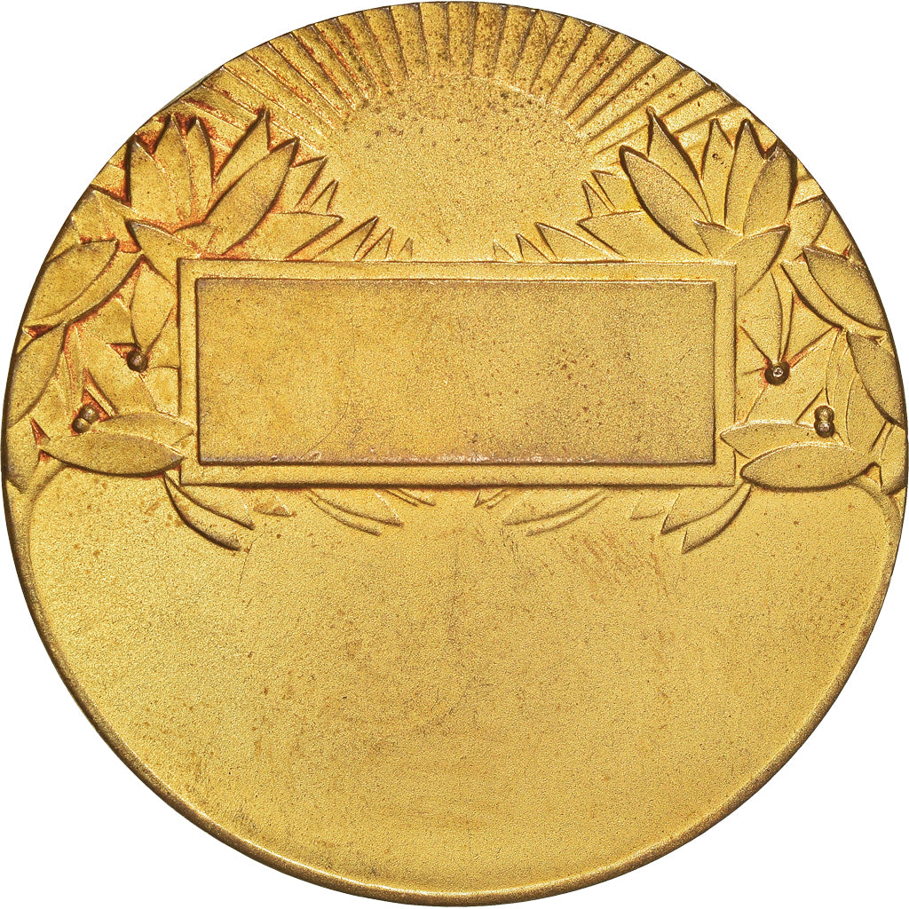 Frankrijk, Medaille, Marianne Casquée, France, Fraisse, ZF+, Gilt Bronze