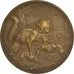 France, Medal, Le Chat, La Belette et le petit Lapin, Animalière, Virion