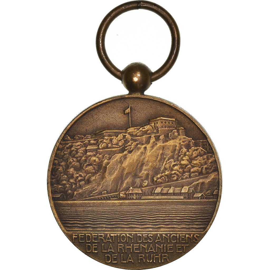 Francja, Rhénanie-Ruhr-Tyrol, Medal, undated (1925), Doskonała jakość