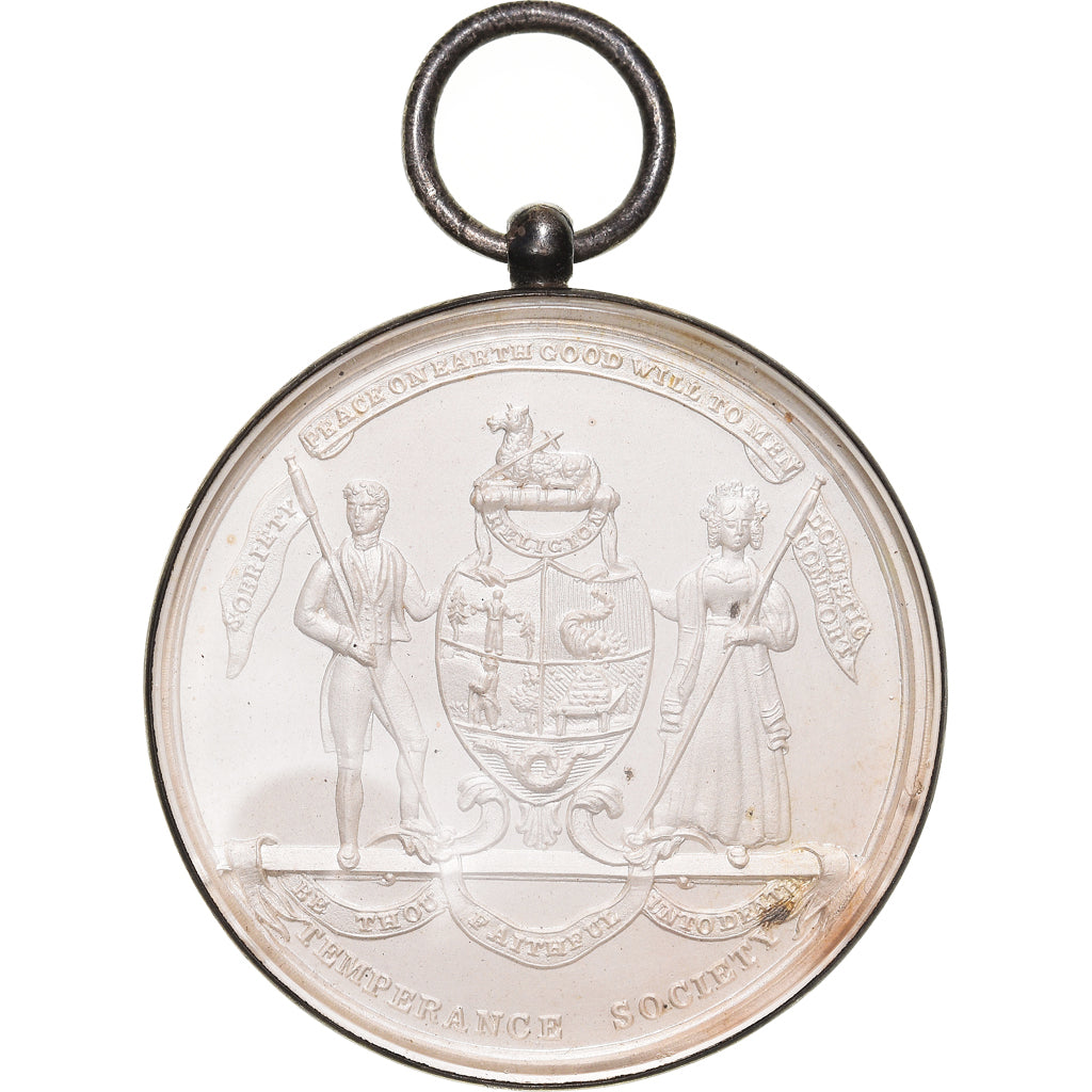 Regno Unito, medaglia, temperance Society, Horncastle, 1838, SPL-, Argento
