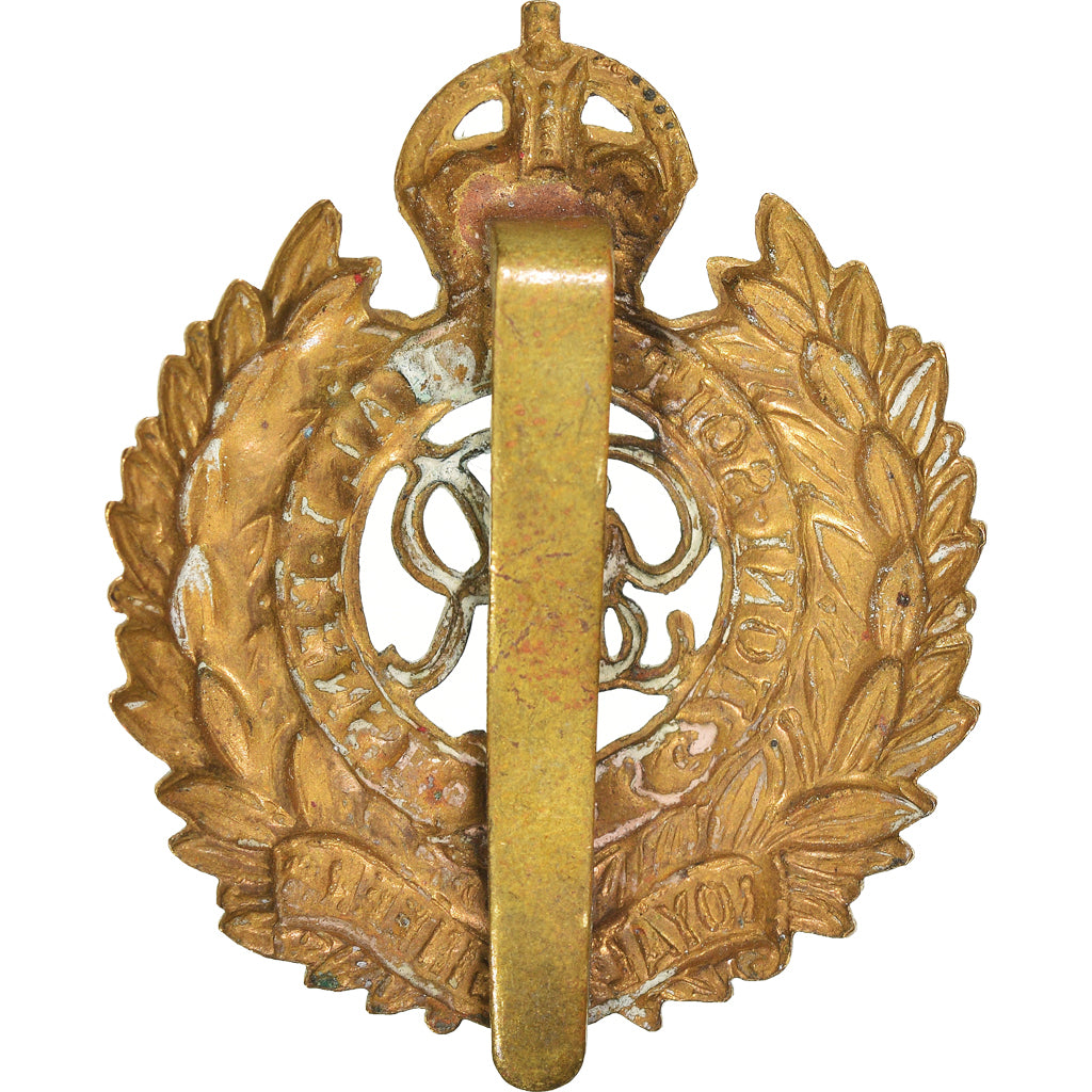 Regno Unito, Cap Badge, Royal Engineers, WAR, WW2, SPL-, Ottone