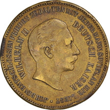 Alemanha, Medal, Kaiser Wilhelm II, História, VF(30-35), Latão