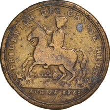 Allemagne, Médaille, Friedrich II, Der Grosse Held, History, 1758, TB, Cuivre