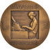France, Medal, Sténographie, Dactylographie, Arts & Culture, Ridet, AU(55-58)