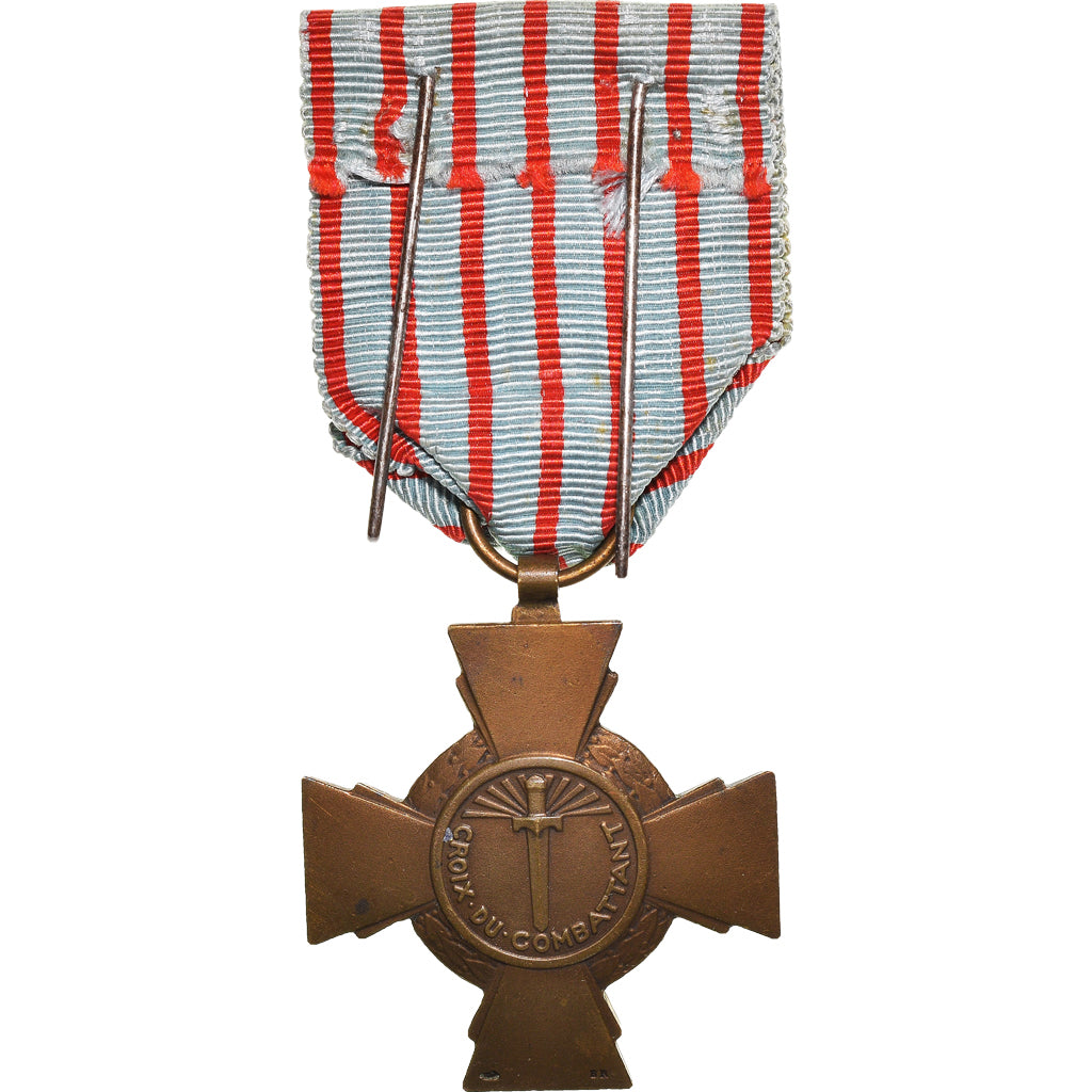 France, Croix du Combattant, WAR, Médaille, 1914-1918, Excellent Quality