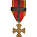 France, Croix du Combattant Volontaire, Médaille, 1939-1945, Non circulé, Gilt