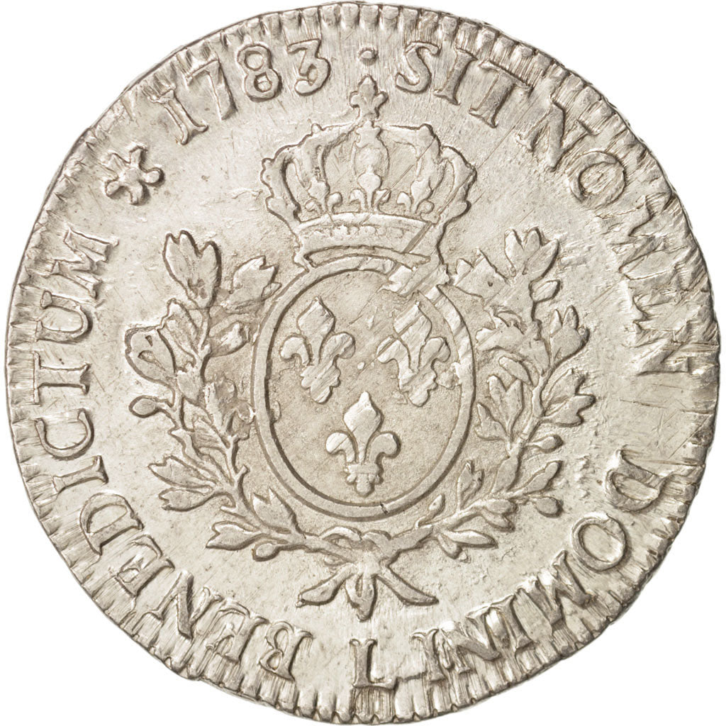 Coin, France, Louis XVI, Écu aux branches d'olivier, Ecu, 1783, Bayonne