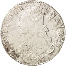 France, Louis XVI, Écu aux branches d'olivier, 1784, Bayonne, VF(20-25), KM564.9