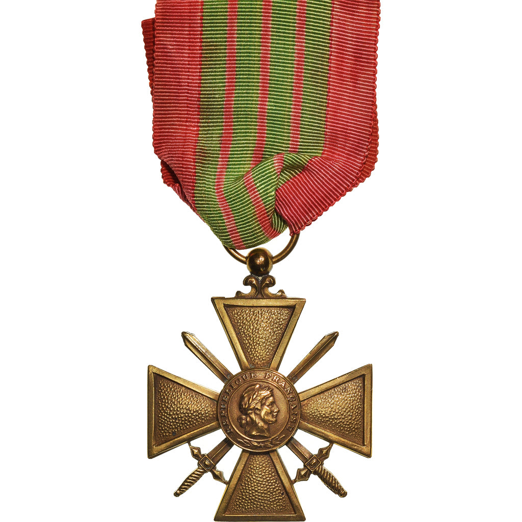 Frankreich, Croix de Guerre, WAR, Medaille, 1939, Excellent Quality, Bronze, 38