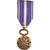 Francja, Honneur, Etoile Civique, Medal, Stan menniczy, Brąz posrebrzany, 35